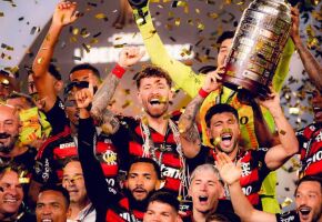 Flamengo &eacute; o atual campe&atilde;o da Copa Libertadores da Am&eacute;rica.