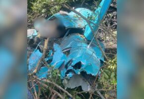 Helic&oacute;ptero cai no Rio de Janeiro. 