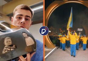 Atleta ucraniano &eacute; impedido de usar capacete em homenagem a v&iacute;timas da guerra.