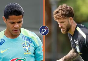 Douglas Santos e L&eacute;o Pereira.