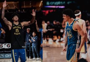 Gui Santos volta a ser titular no Golden State Warriors. 