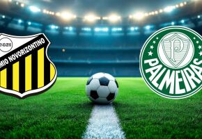 Novorizontino x Palmeiras se enfrentam neste domingo (8), &agrave;s 20h30.