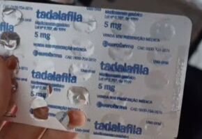 Cartela de tadalafila.