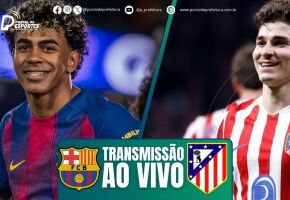 Barcelona x Atl&eacute;tico de Madrid se enfrentam nesta quarta (8), &agrave;s 16h.