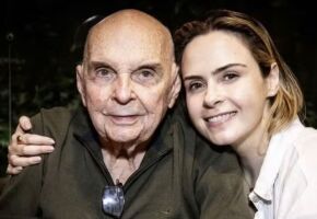 Gerardo Renault com sua filha Ana Paula Renault.