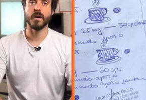 M&eacute;dico Lucas Cardim e suas receitas ilustradas.