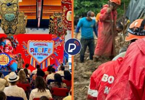 Publicidade de festas e deslizamentos em morros no Recife