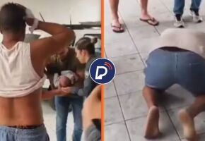 Um dos agentes iniciou imediatamente as manobras de primeiros socorros para desobstruir as vias respirat&oacute;rias da crian&ccedil;a.