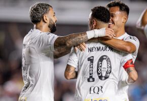 Santos ter&aacute; retorno de Gabigol e Neymar no time titular.