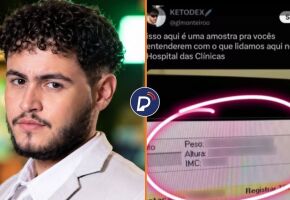 M&eacute;dico afastado por expor prontu&aacute;rio de paciente.