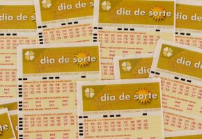 Volantes da Loteria Dia de Sorte