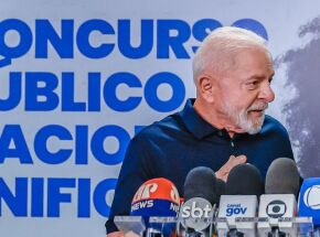 Lula falando sobre o Concurso Nacional Unificado (CNU).