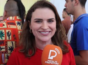 Marília Arraes. Foto: Portal de Prefeitura