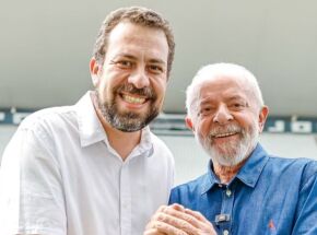 Guilherme Boulos e o presidente Lula