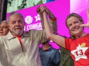 Lula e Gleisi Hoffmann 