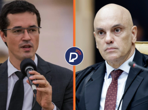 Deltan Dallagnol e Alexandre de Moraes. 