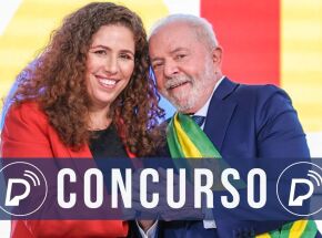 Ministra da Gest&atilde;o e Inova&ccedil;&atilde;o, Esther Dweck e Presidente Lula. 