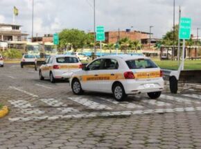 P&aacute;tio da autoescola do Detran.