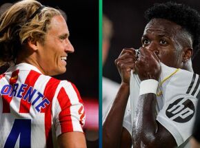 Atl&eacute;tico de Madrid e Real Madrid se enfrentam neste domingo.