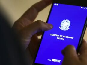 Carteira de trabalho digital. 
