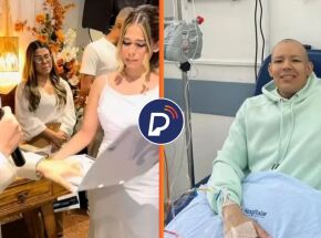 Cerim&ocirc;nia de casamento de Os&eacute;as Santos e Isabelle Santos.