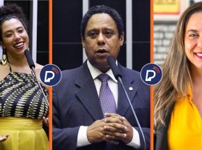 Tal&iacute;ria Petrone, Orlando Silva e Fernanda Melchionna 