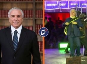 "A s&aacute;tira pol&iacute;tica &eacute; parte da tradi&ccedil;&atilde;o do Carnaval", diz Temer sobre desfile na Sapuca&iacute; e sobre Lula