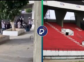 Torcida organizada entra no Arruda para cobrar elenco.