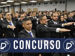 Formatura dos Policiais Cient&iacute;ficos. 