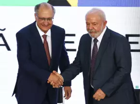 Presidente Lula e Geraldo Alckmin.