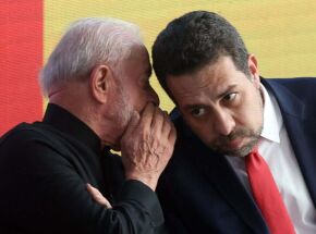 Lula e Guilherme Boulos.