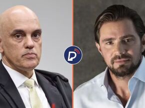 Ministro Alexandre de Moraes, do STF, e Daniel Vorcaro, dono do Banco Master.