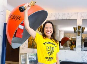 Raquel Lyra marca presen&ccedil;a no Cinema S&atilde;o Luiz. 