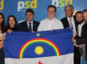 Raquel Lyra e Kassab filiam Guilherme Uchoa Jr. ao PSD.