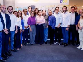 Raquel Lyra filia novos deputados ao PSD.