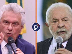 Ronaldo Caiado e Lula.