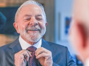 Lula no dia da posse 