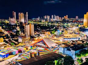 Campina Grande iluminada no m&ecirc;s de S&atilde;o Jo&atilde;o 