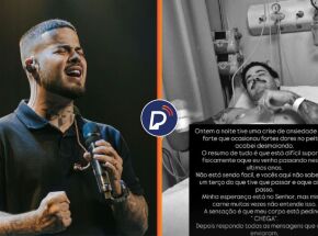 Cantor gospel Jottap&ecirc; &eacute; socorrido ap&oacute;s sentir dores no peito e desmaiar.