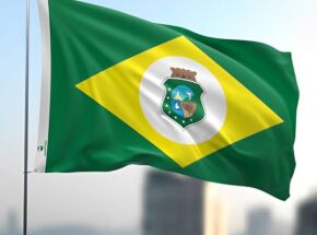 Bandeira do Cear&aacute;.