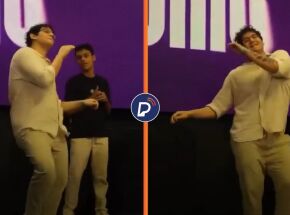 Pastor da ADVEC convida jovens para "disputa" do passinho do Jamal no altar