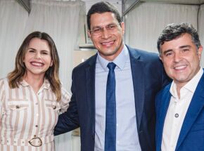 Clarissa T&eacute;rcio, Pastor J&uacute;nior T&eacute;rcio e Eduardo da Fonte.