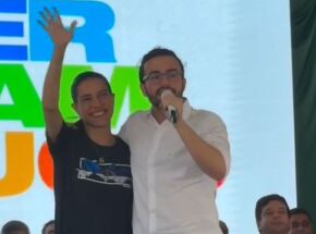 Governadora Raquel Lyra e o deputado federal Lula da Fonte.