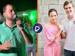 J&uacute;lio L&oacute;ssio Filho e Raquel Lyra.