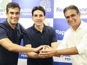 Miguel Ricardo, Silvio Costa Filho e Mario Ricardo