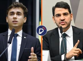 Nikolas Ferreira e Jorge Messias 