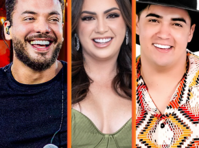 Wesley Safad&atilde;o, Raphaela Santos e Natanzinho Lima.