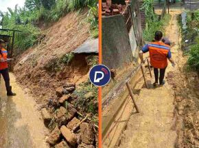 Defesa Civil de Pernambuco em &aacute;rea de risco.