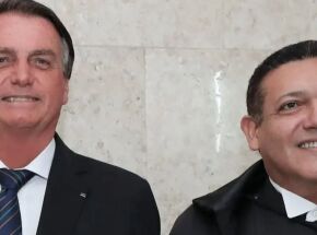 Jair Bolsonaro e Nunes Marques.