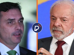 Fl&aacute;vio Bolsonaro e Lula 